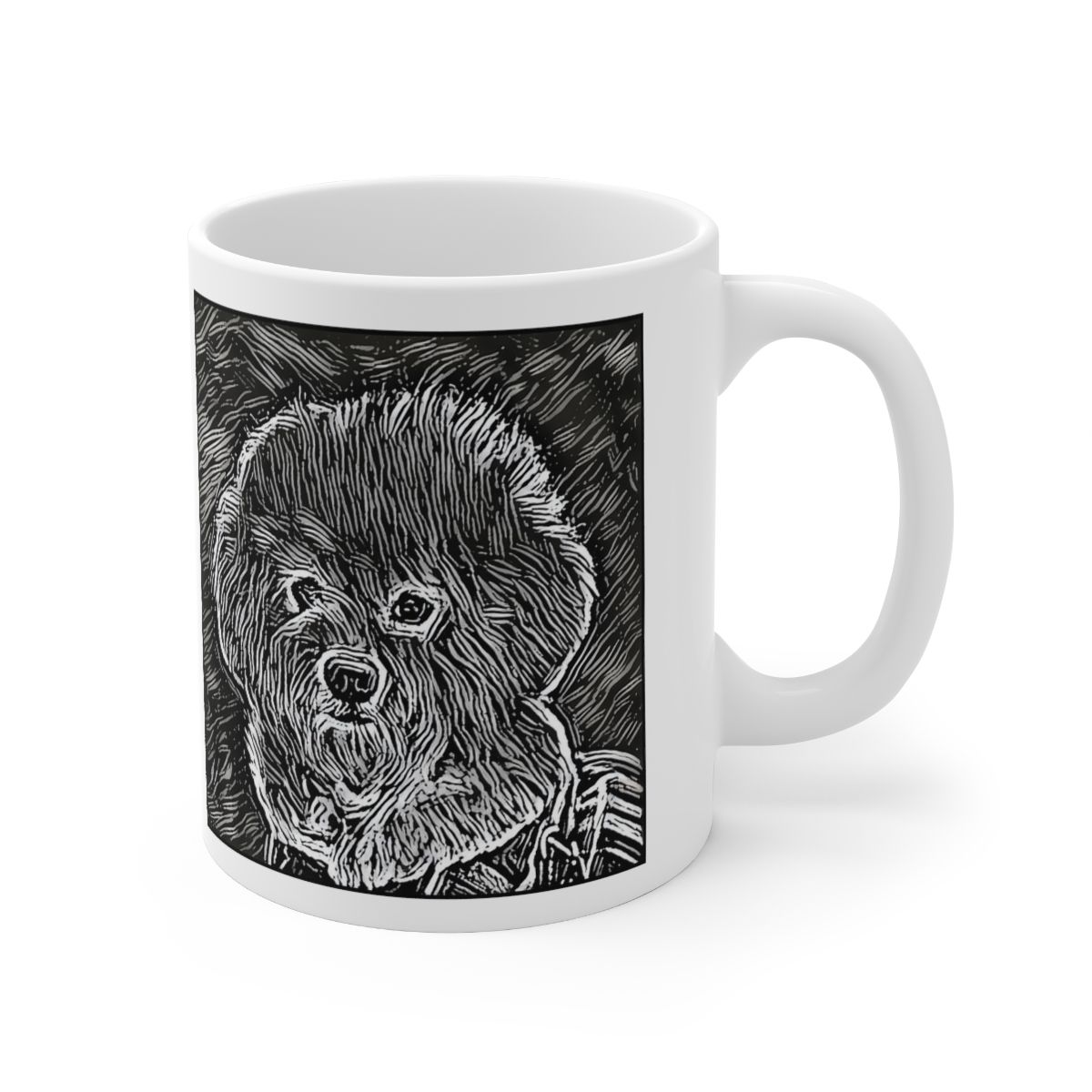 Picture of Bichon Frise-Licorice Lines Mug