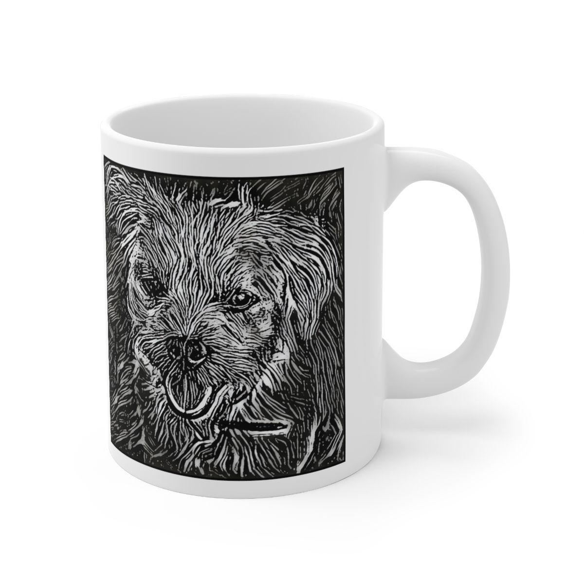 Picture of Border Terrier-Licorice Lines Mug