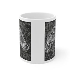 Picture of Borzoi-Licorice Lines Mug