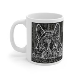 Picture of Boston Terrier-Licorice Lines Mug