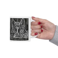 Picture of Boston Terrier-Licorice Lines Mug