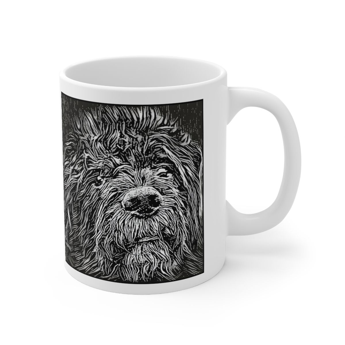 Picture of Bouvier de Flandres-Licorice Lines Mug