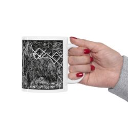Picture of Briard-Licorice Lines Mug