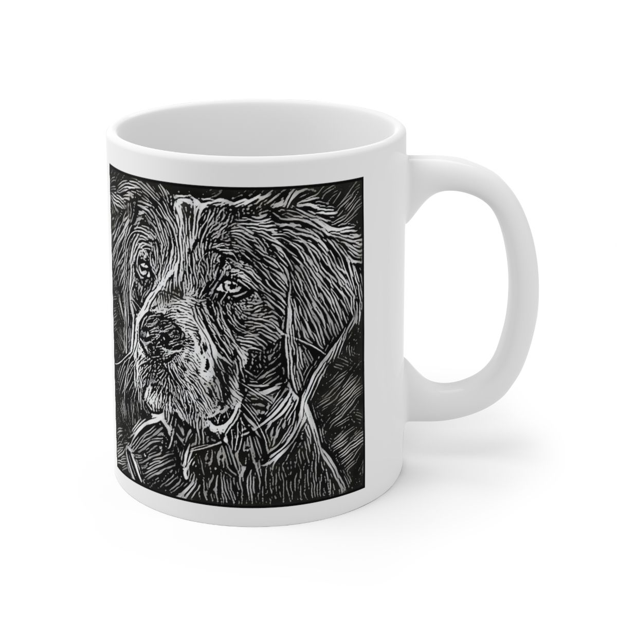 Picture of Brittany Spaniel-Licorice Lines Mug