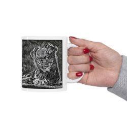 Picture of Brussels Griffon-Licorice Lines Mug