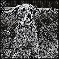 Picture of Catahoula Leopard Dog-Licorice Lines Mug