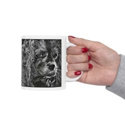 Picture of Cavalier King Charles Spaniel-Licorice Lines Mug