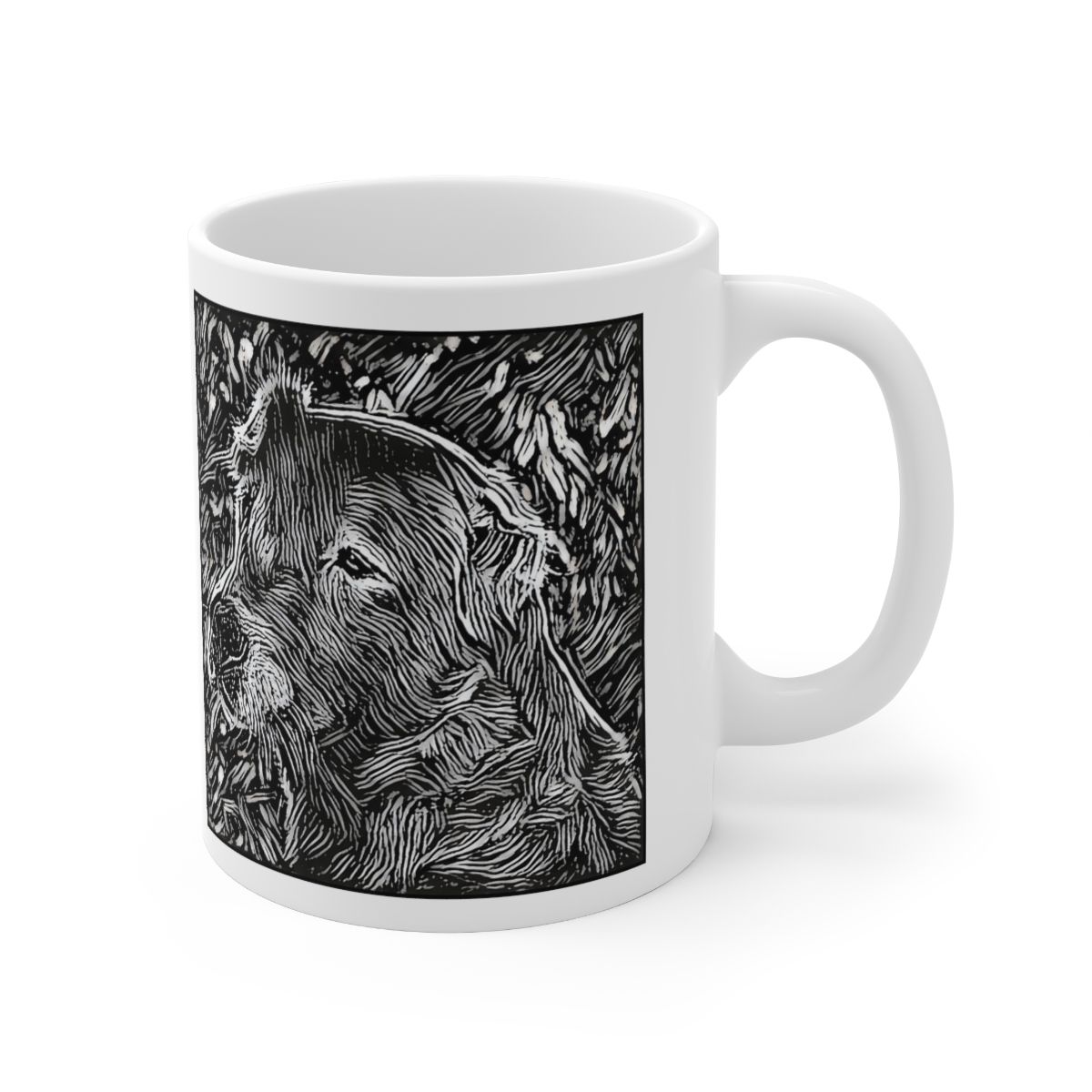 Picture of Central Asian Shepherd Dog-Licorice Lines Mug