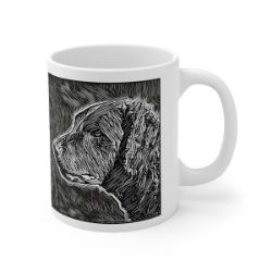 Picture of Curly Coated Retriever-Licorice Lines Mug