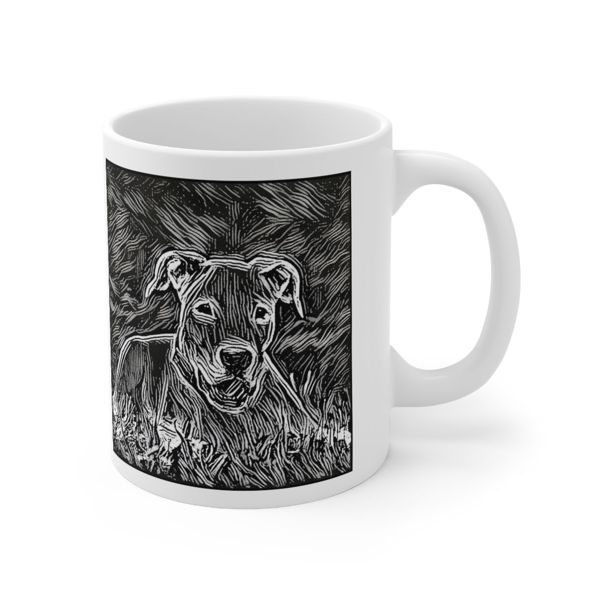 Picture of Dogo Argentino-Licorice Lines Mug