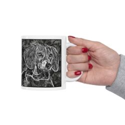 Picture of English Foxhound-Licorice Lines Mug