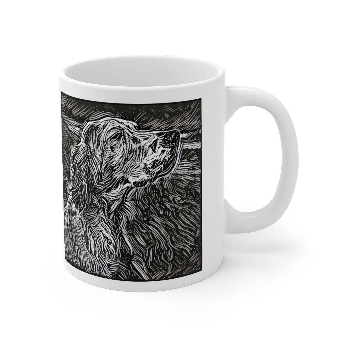 Picture of English Setter-Licorice Lines Mug