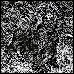 Picture of Field Spaniel-Licorice Lines Mug