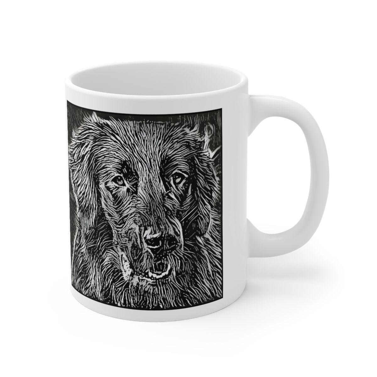 Picture of Flat Coated Retriever-Licorice Lines Mug