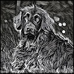 Picture of German Long Haired Pointer-Licorice Lines Mug