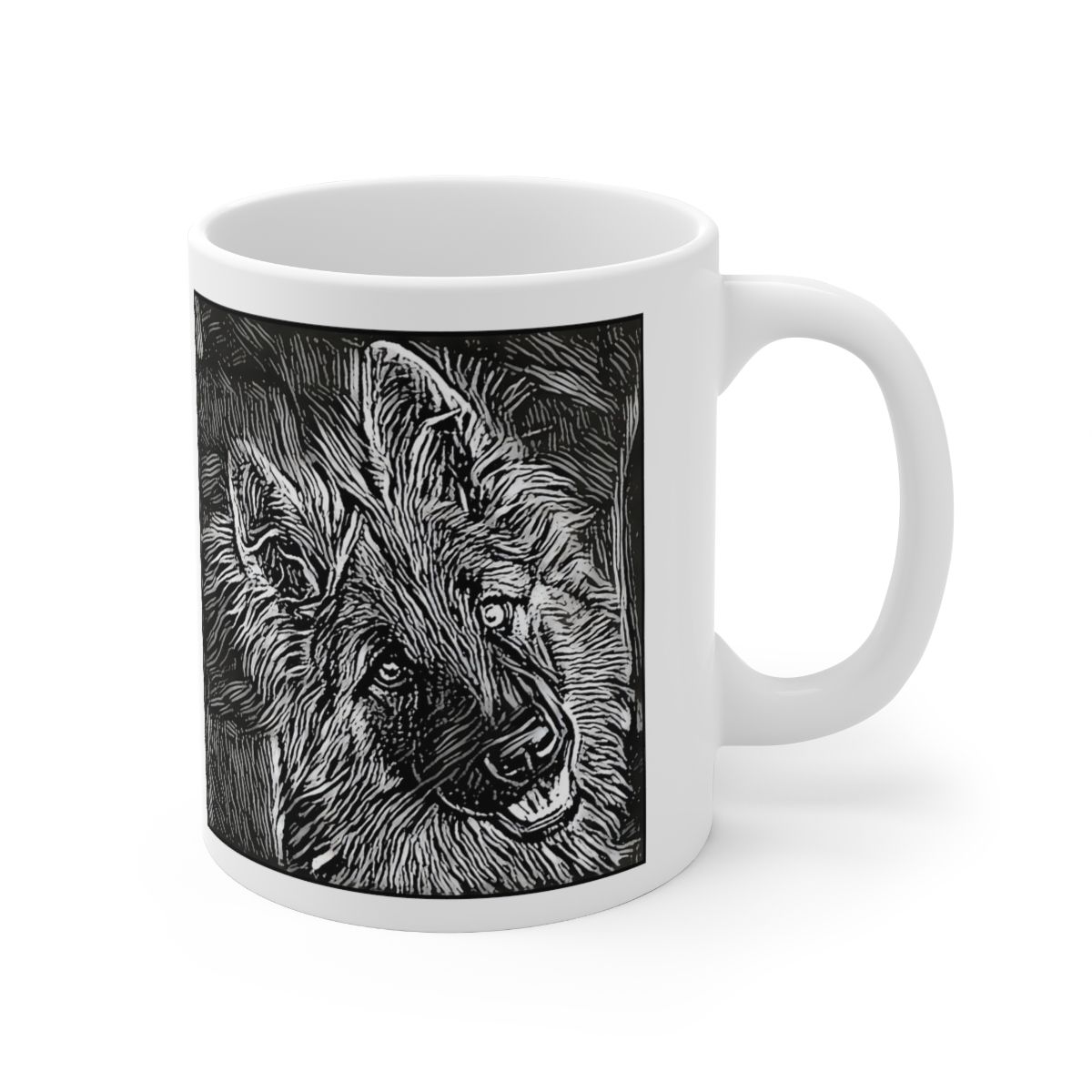 Picture of German Shepherd-Licorice Lines Mug
