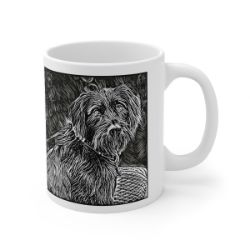 Picture of German Wirehaired Pointer-Licorice Lines Mug