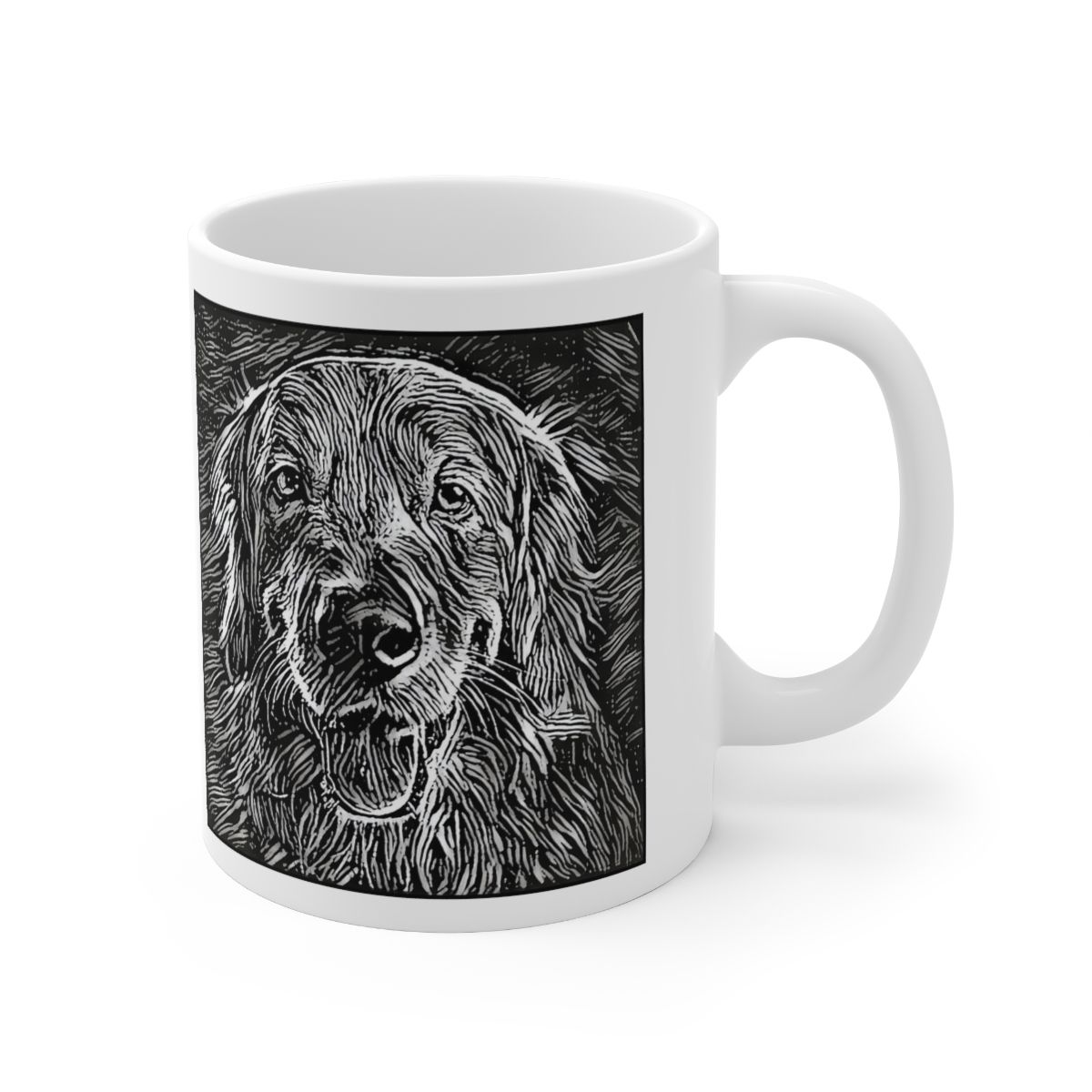 Picture of Golden Retriever-Licorice Lines Mug