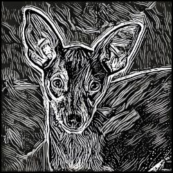 Picture of Miniature Pinscher-Licorice Lines Mug