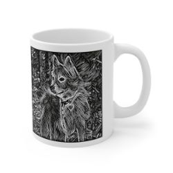 Picture of Norwegian Buhund-Licorice Lines Mug
