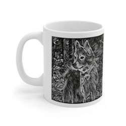 Picture of Norwegian Buhund-Licorice Lines Mug