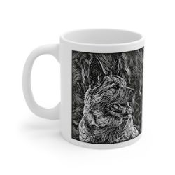 Picture of Norwegian Elkhound-Licorice Lines Mug