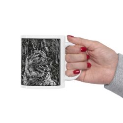 Picture of Norwegian Elkhound-Licorice Lines Mug
