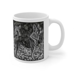 Picture of Norwegian Lundehund-Licorice Lines Mug