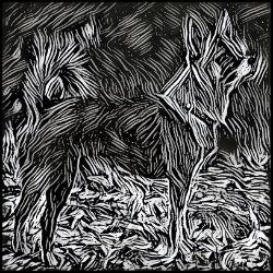 Picture of Norwegian Lundehund-Licorice Lines Mug