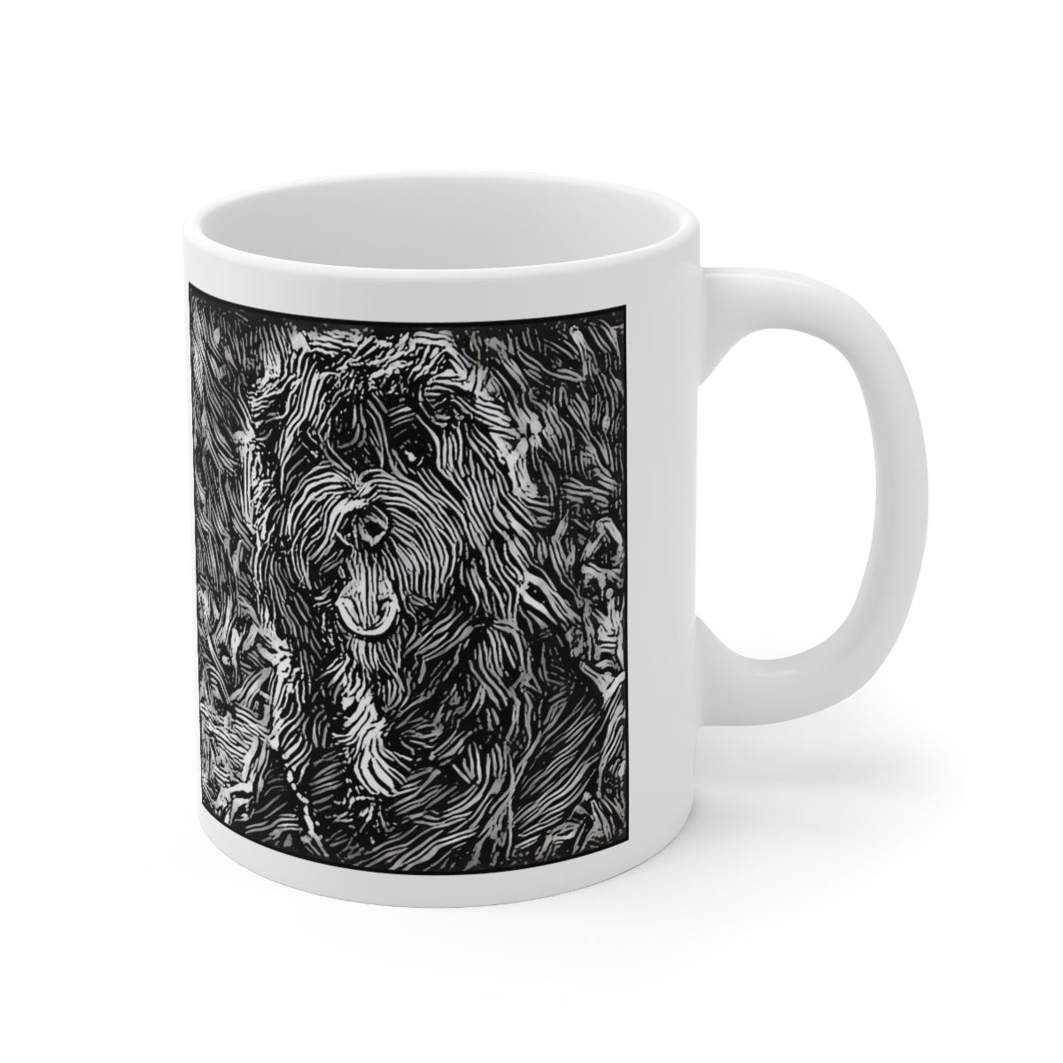 Picture of Portuguese Water Dog-Licorice Lines Mug