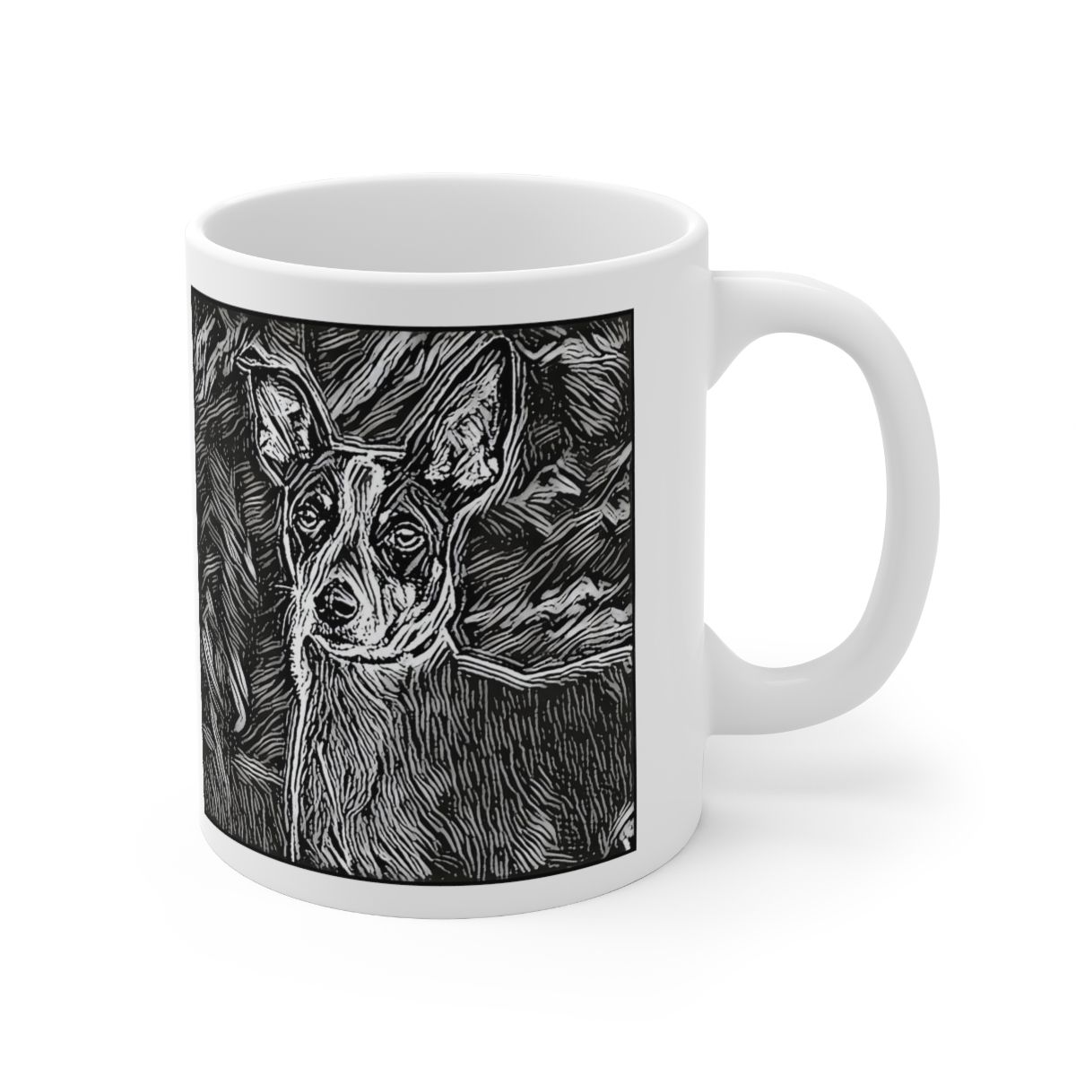 Picture of Rat Terrier-Licorice Lines Mug