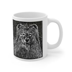Picture of Rough Collie-Licorice Lines Mug
