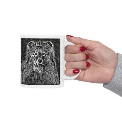 Picture of Rough Collie-Licorice Lines Mug