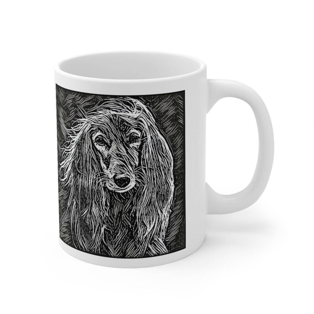 Picture of Saluki-Licorice Lines Mug