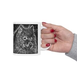 Picture of Samoyed-Licorice Lines Mug
