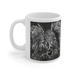 Picture of Shetland Sheepdog-Licorice Lines Mug