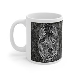 Picture of Siberian Husky-Licorice Lines Mug