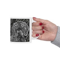 Picture of Weimaraner-Licorice Lines Mug