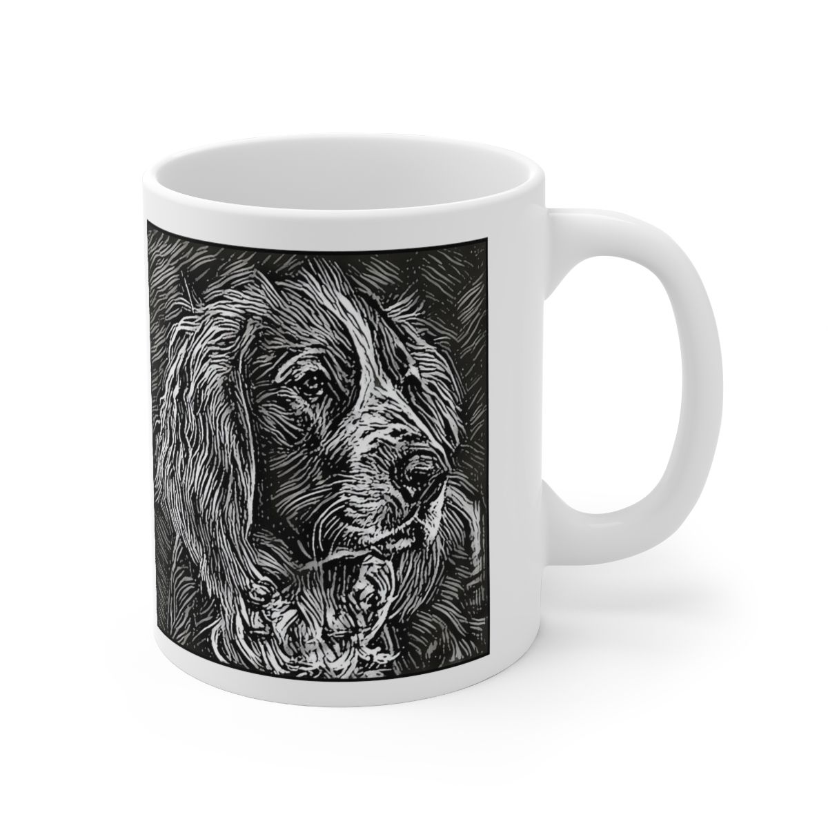 Picture of Welsh Springer Spaniel-Licorice Lines Mug