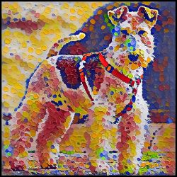 Picture of Airedale Terrier-Party Confetti Mug