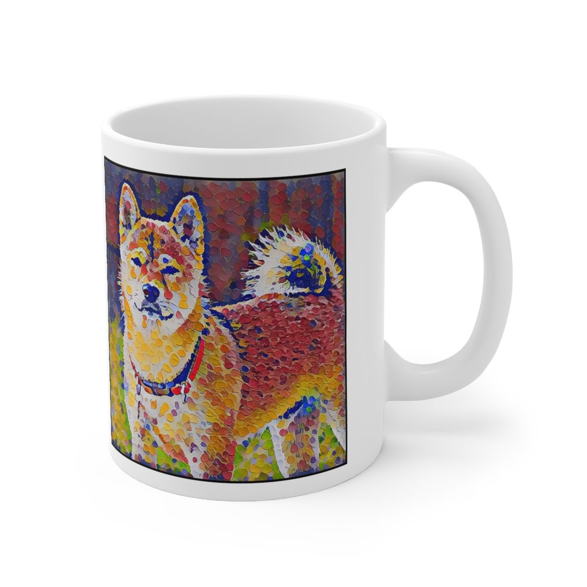 Picture of Akita Shiba Inu-Party Confetti Mug