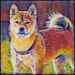 Picture of Akita Shiba Inu-Party Confetti Mug