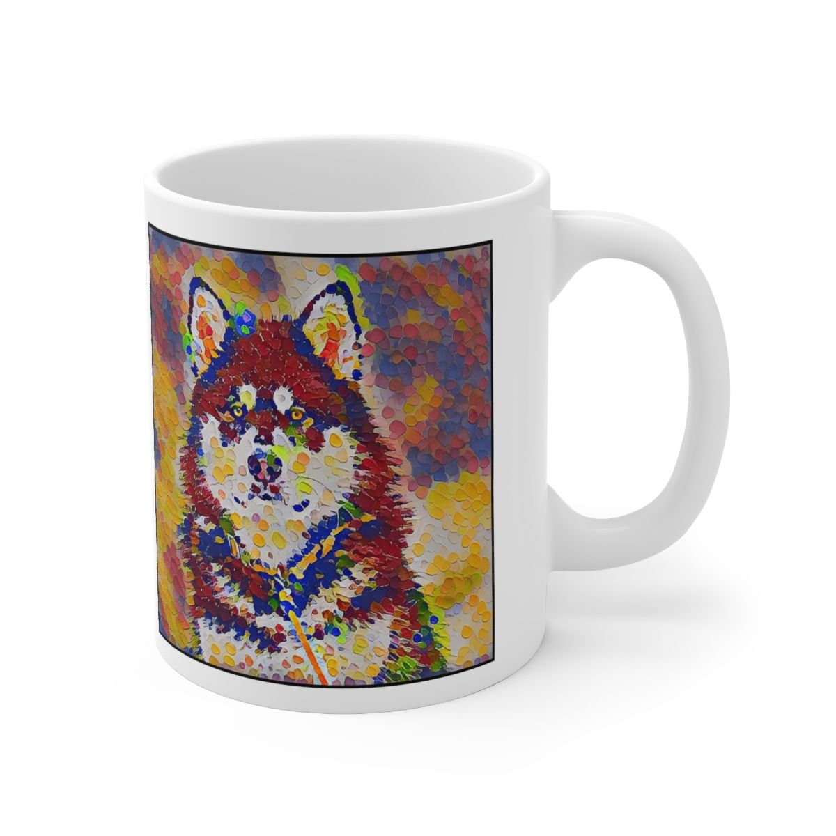 Picture of Alaskan Malamute-Party Confetti Mug