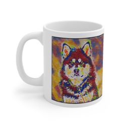 Picture of Alaskan Malamute-Party Confetti Mug