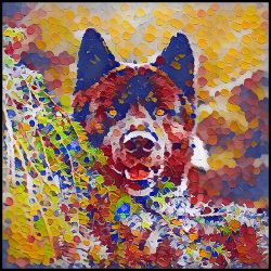 Picture of American Akita-Party Confetti Mug