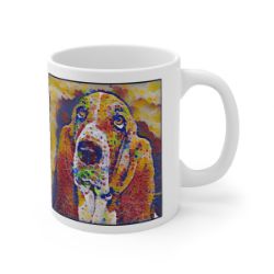 Picture of Bassett Hound-Party Confetti Mug