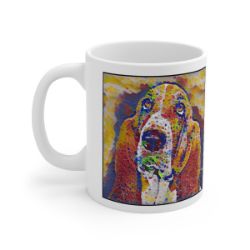 Picture of Bassett Hound-Party Confetti Mug