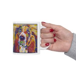 Picture of Bassett Hound-Party Confetti Mug