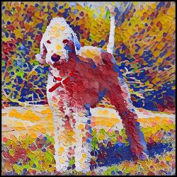 Picture of Bedlington Terrier-Party Confetti Mug