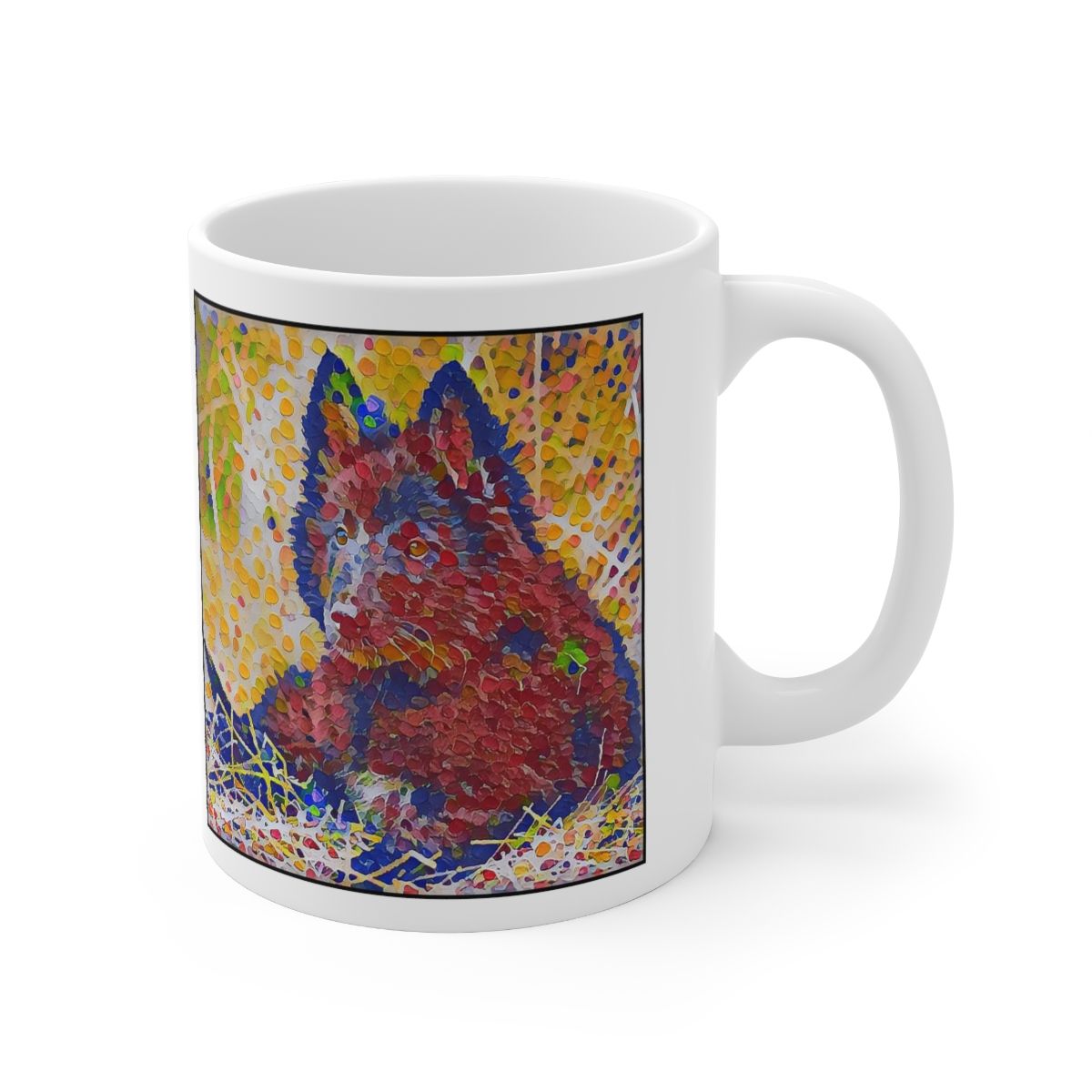 Picture of Belgian Sheepdog Belgian Shepherd-Party Confetti Mug